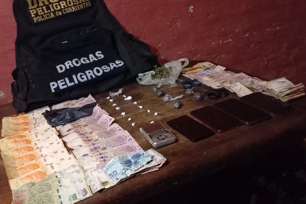 Corrientes Capital: secuestran armas, drogas y dinero vinculados con la mafia local