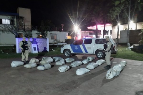 Secuestran más de 190 kilos de marihuana en Paso de la Patria