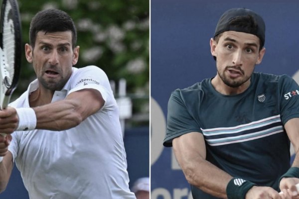 El argentino Pedro Cachín se enfrenta a Novak Djokovic