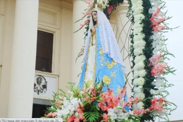 Con la recorrida de la Virgen por las escuelas, Itatí alista su gran fiesta