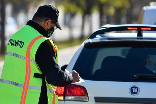 Conductora exaltada insultó a un agente de tránsito