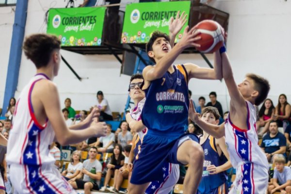 Se disputan las semifinales del U17 de básquet correntino