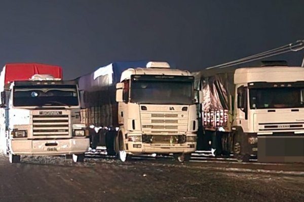 Demoran cuatro camiones que transportaban soja ilegal