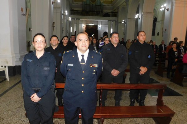 Visita pastoral del capellán regional de la Policía Federal Argentina