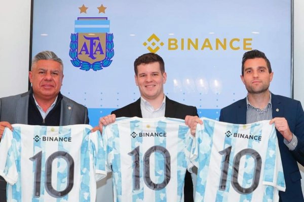 Binance ya no patrocinará a la Selección Argentina de fútbol