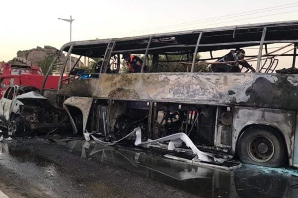 Accidente de transito dejó 34 muertos y 14 heridos en el sur de Argelia