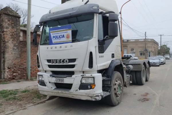 Fuga y persecución: detienen a un correntino en Córdoba por robarse un camión en Buenos Aires