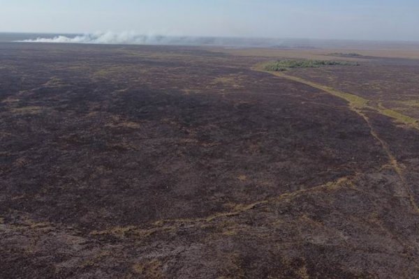 Controlaron el foco de incendio en la zona de Caá Catí