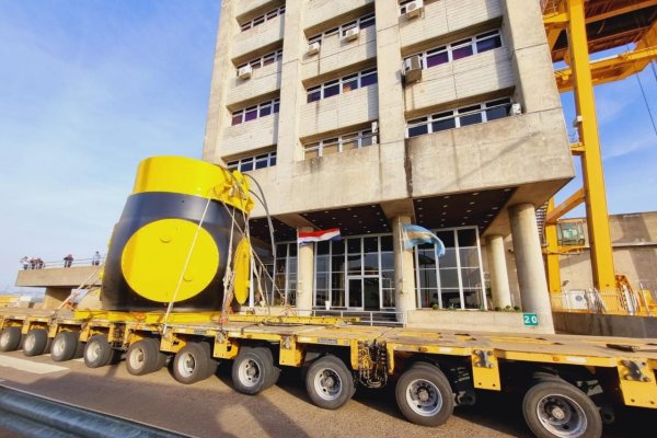 Corrientes: ya se encuentra el cubo de rodete de la UG7 en la Central Hidroeléctrica Yacyretá