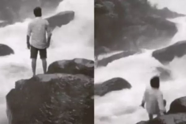 India: buscan el cuerpo de un tiktoker que cayó por las cataratas de Arasinagundi