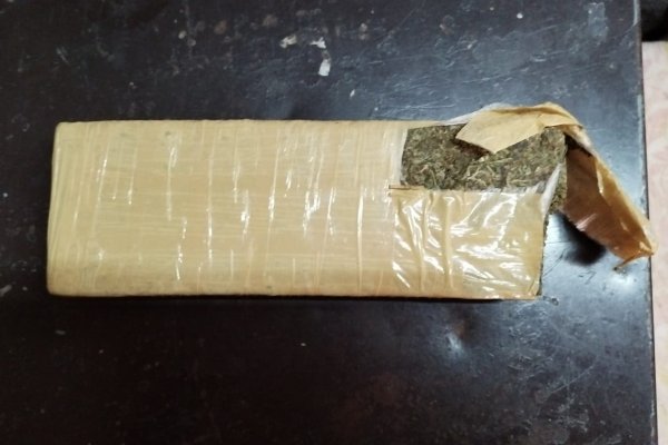 Corrientes: confiscan más de 600 gramos de marihuana