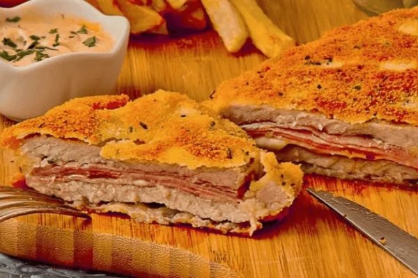 Una bomba: milanesas rellenas con jamón y queso