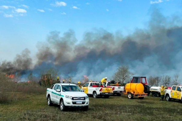 Incendios: mientras el Gobierno guarda autobombas hubo focos en el Parque Nacional Mburucuyá