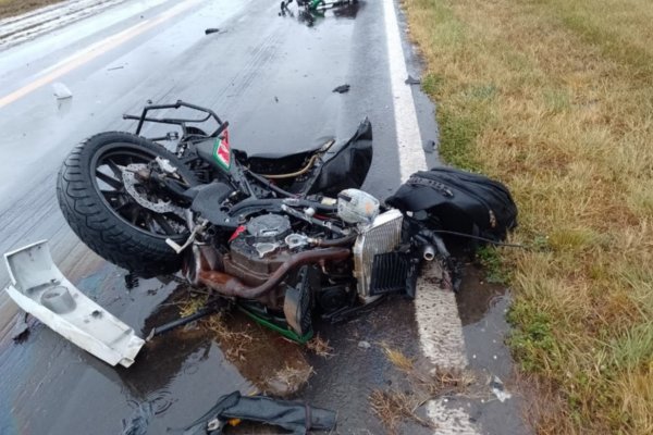 Corrientes: un motociclista murió tras perder el control de su vehículo en Goya