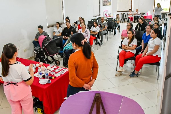 Corrientes: realizan una charla informativa sobre lactancia materna en Saladas