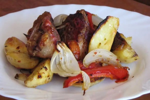 Receta infalible: vacío al horno con papas