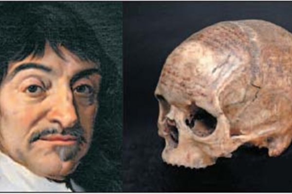 Los curiosos trayectos póstumos del cráneo de Descartes