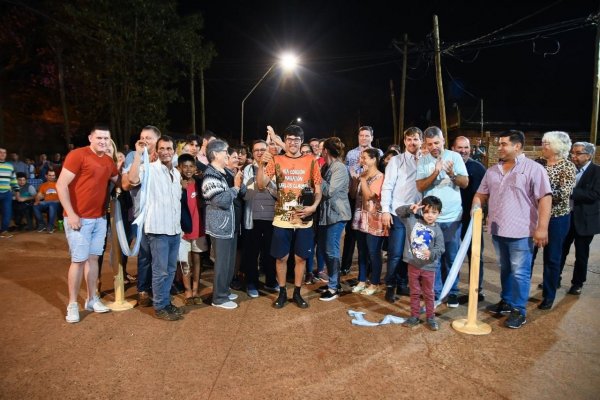 Corrientes: inauguran la pavimentación de 7 cuadras en Virasoro