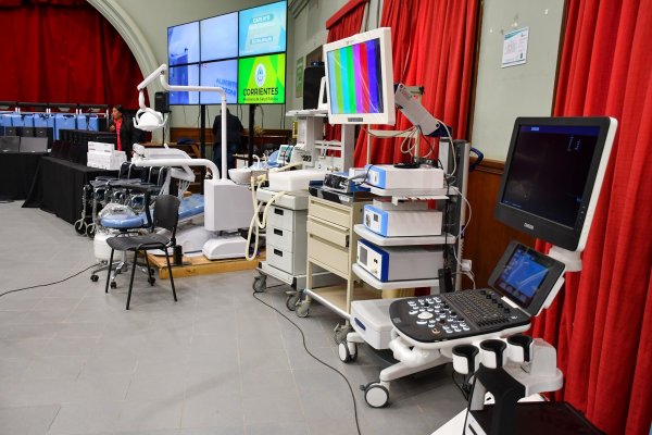 Hospitales de Corrientes recibieron equipamiento