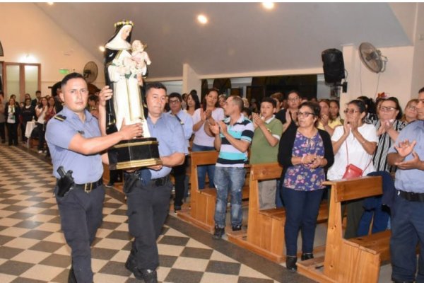 Corrientes: fervoroso comienzo de la novena a Santa Rosa de Lima