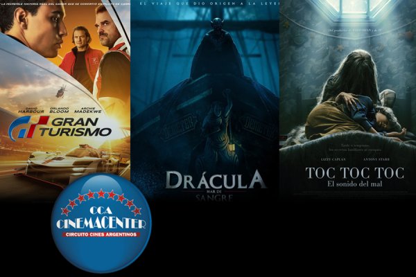 Cinemacenter Corrientes: Drácula, Toc Toc Toc y Gran Turismo, los estrenos de esta  semana