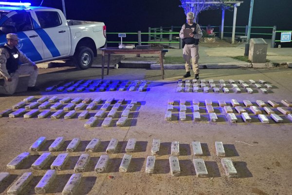 Prefectura secuestró más de 120 kilos de marihuana en Corrientes