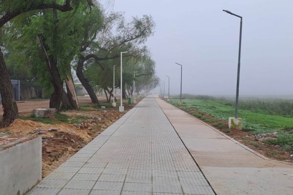 Avanza la puesta en valor de la Costanera de Saladas