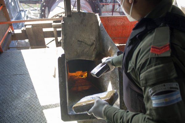 Corrientes: más de 6 millones de pesos en drogas fueron incinerados en Goya
