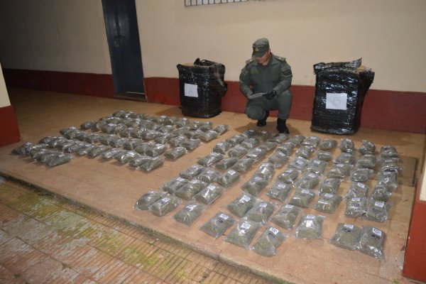 Decomisan 155 kilos de marihuana en dos procedimientos