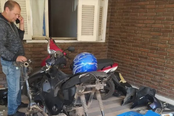 Corrientes: allanan un desarmadero de motopartes robadas en pleno centro capitalino