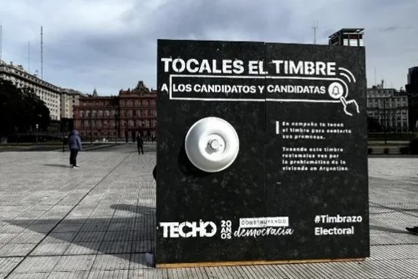 Timbrazo Electoral: Techo pide visibilizar el derecho a la vivienda y al hábitat