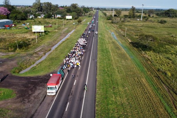 Dispositivo de seguridad de la 124º Peregrinación de San Luis del Palmar a Itatí