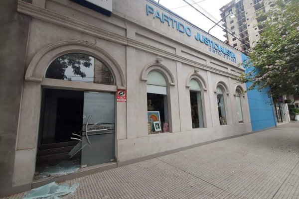 Violentan la casa del Partido Justicialista en Resistencia Chaco