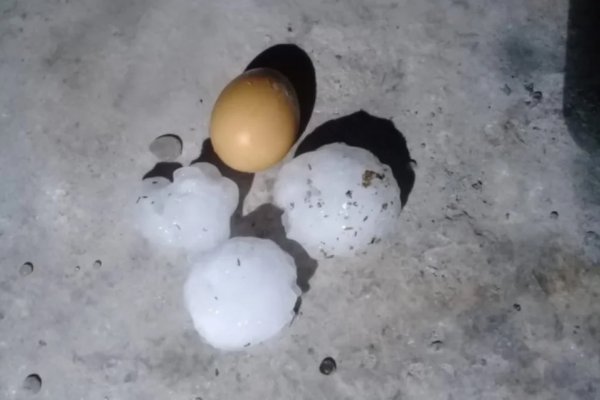 El Niño implacable en Corrientes: Granizo e intensa lluvia en la provincia