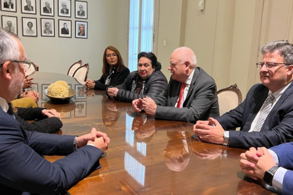 El Presidente del STJ participó de la reunión con el Presidente de la Corte Interamericana de Derechos Humanos