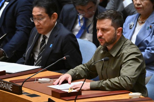 Zelensky pide eliminar el poder de veto a Rusia en la ONU