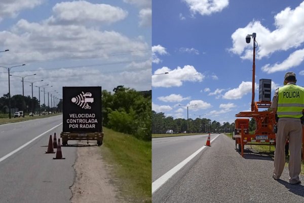 Autorizan a municipio correntino a usar medidores de velocidad sobre Ruta Nacional 14