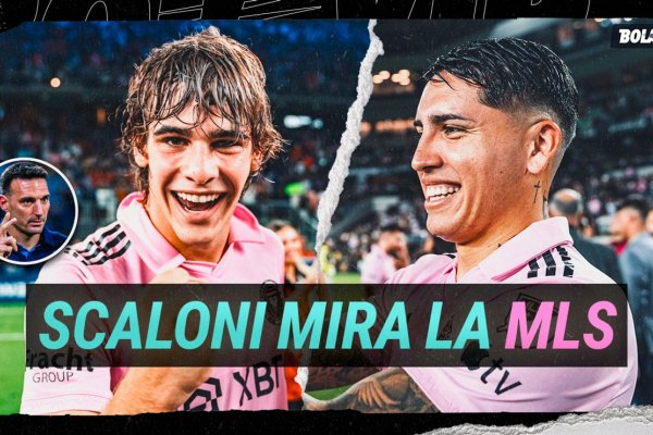 Scaloni, atento a los socios de Messi en Inter Miami: Facundo Farías y Benjamín Cremaschi