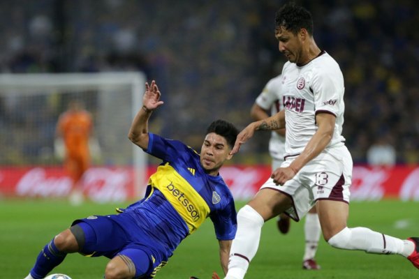 En la previa del duelo contra Palmeiras, Boca empató con Lanús en La Bombonera