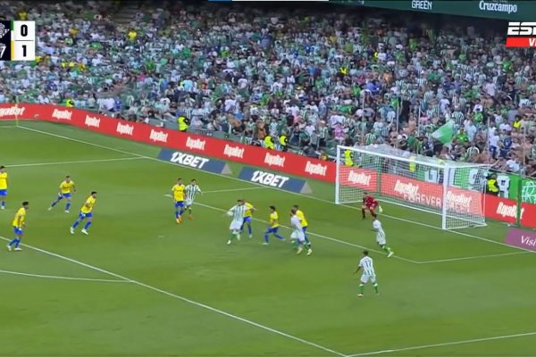 VIDEO | El golazo de Guido Rodriguez para darle el empate a Betis contra Cadiz