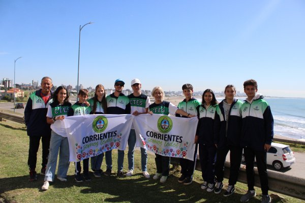 “Juegos Nacionales 2023”: Con gran ilusión, Corrientes llegó a Mar del Plata para participar de la gran fiesta del deporte de base