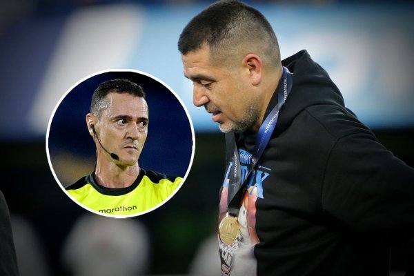 El pedido de Riquelme al arbitraje del Boca vs Palmeiras: 