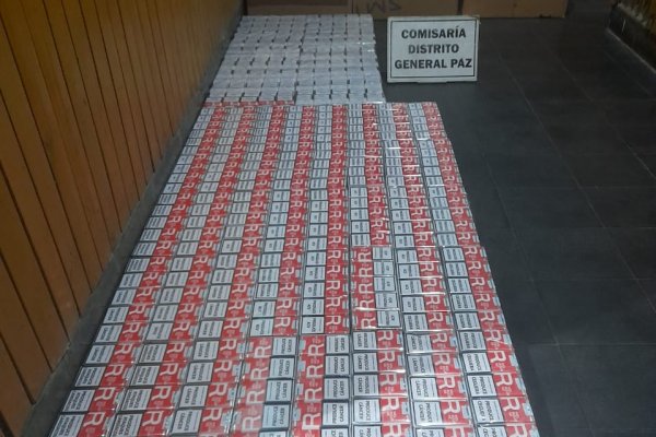 Fue demorado con 70 brezas de cigarrillos ilegales