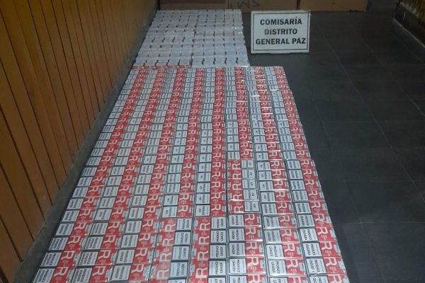 Fue demorado con 70 brezas de cigarrillos ilegales