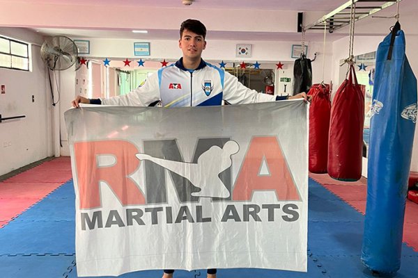 El correntino Facundo González se muestra en el Panamericano ATA de Taekwondo