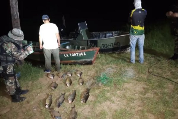 Corrientes: Prefectura incautó mas de mil kilos de peces