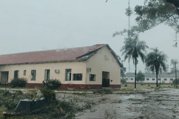 Santo Tomé: creciente y fuerte tormenta complicaron la situación en la costa del Río Uruguay