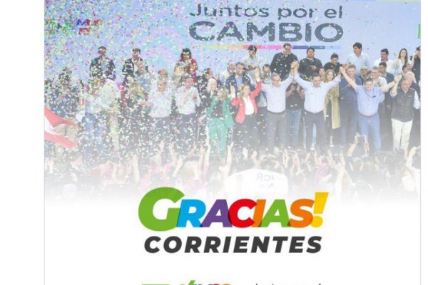 Presidenciales en Corrientes: esta vez no hubo mensaje ganador de ECO + Vamos Ctes a las 18