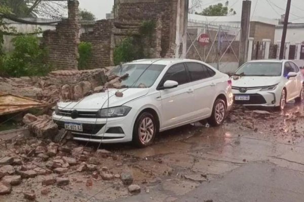 Corrientes: temporal de agua y viento en varias ciudades del interior