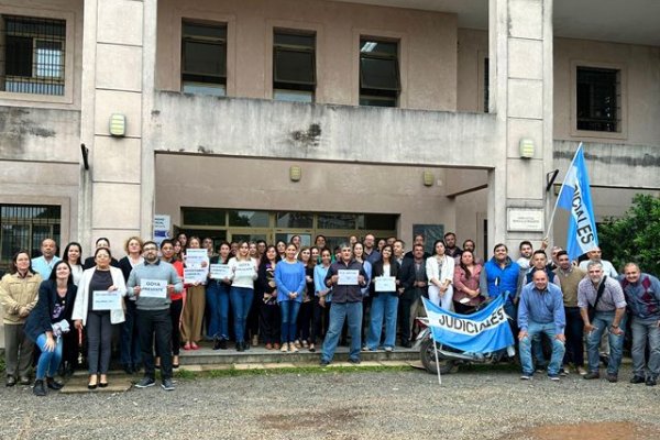 Reclamo salarial en Goya: hubo más protestas en juzgados correntinos